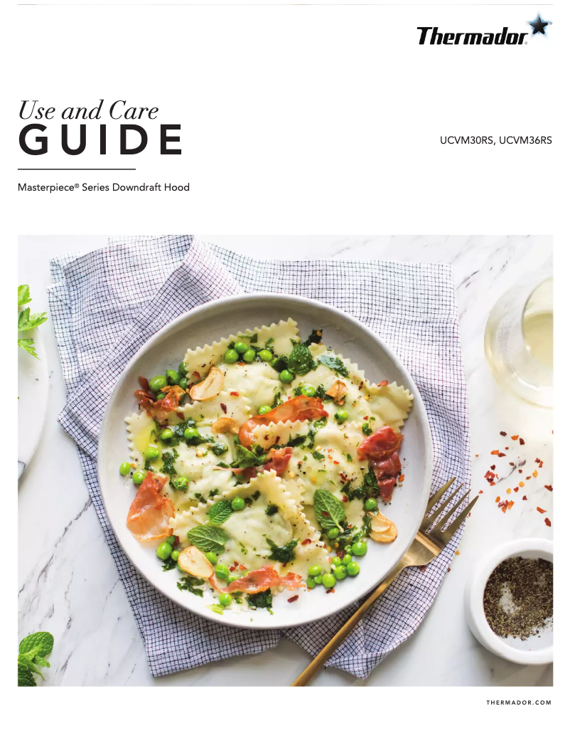 Page 1 de la notice Mode d'emploi Thermador UCVM30RS