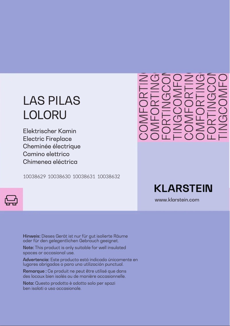 Page n°1 - Manuel utilisateur Klarstein Las Pilas