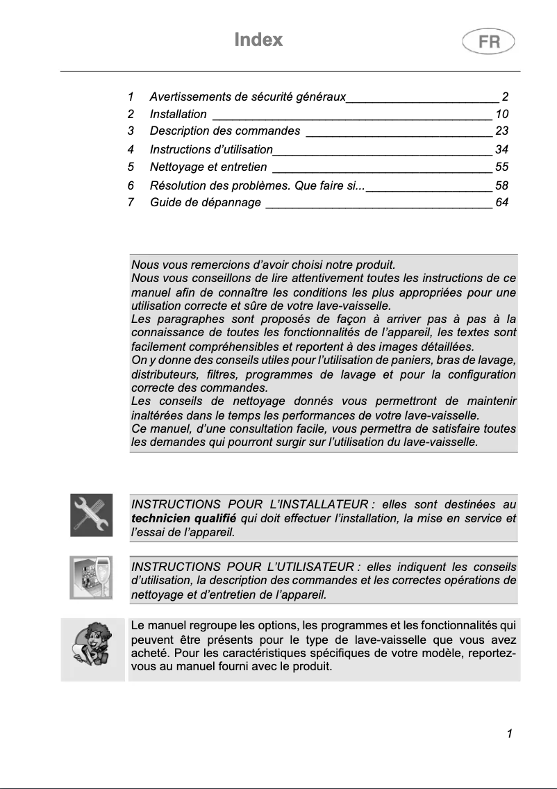 Page n°1 - Manuel utilisateur Smeg PL292DN