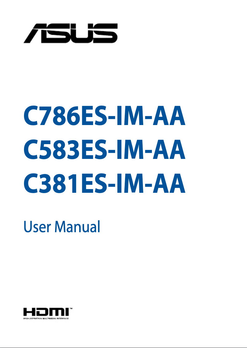 Page 1 de la notice Manuel utilisateur Asus C381ES-IM-AA