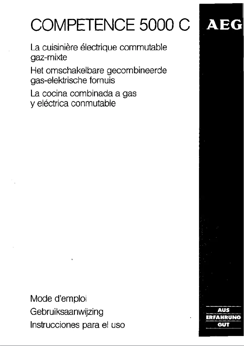 Imagen de la primera página del manual del dispositivo Competence 5000C