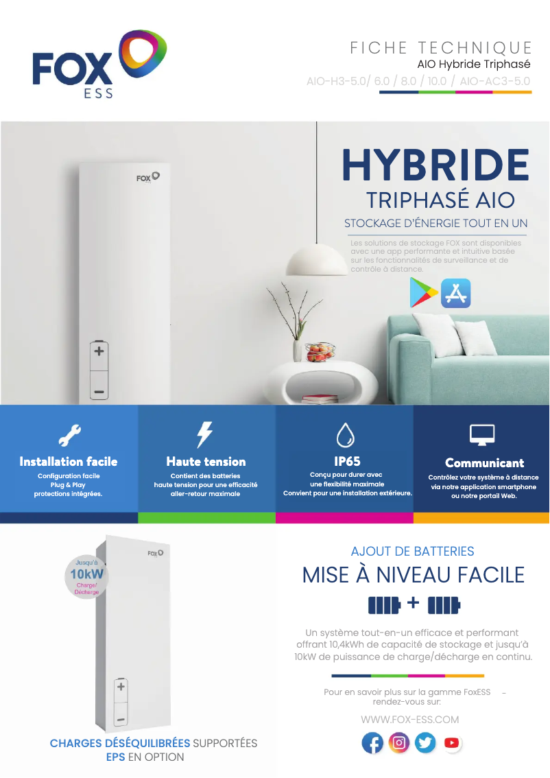 Image de la première page du manuel de l'appareil AIO-H3-10.0