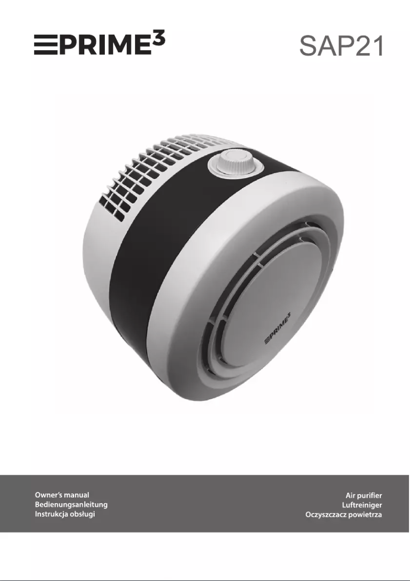 Imagen de la primera página del manual del dispositivo SAP21