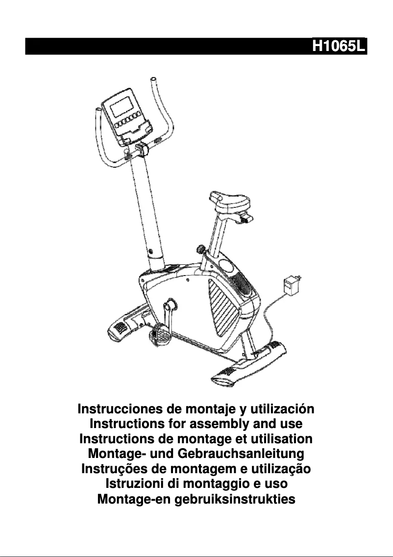 Página 1 del manual Manual de usuario BH Fitness H1065L