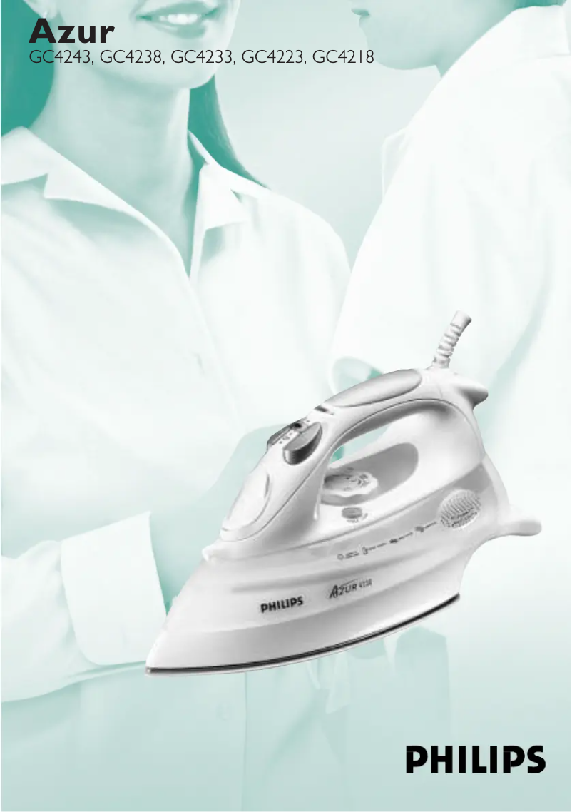Page 1 de la notice Manuel utilisateur Philips Azur GC4233