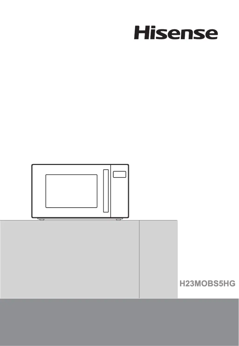 Image de la première page du manuel de l'appareil H23MOBS5H