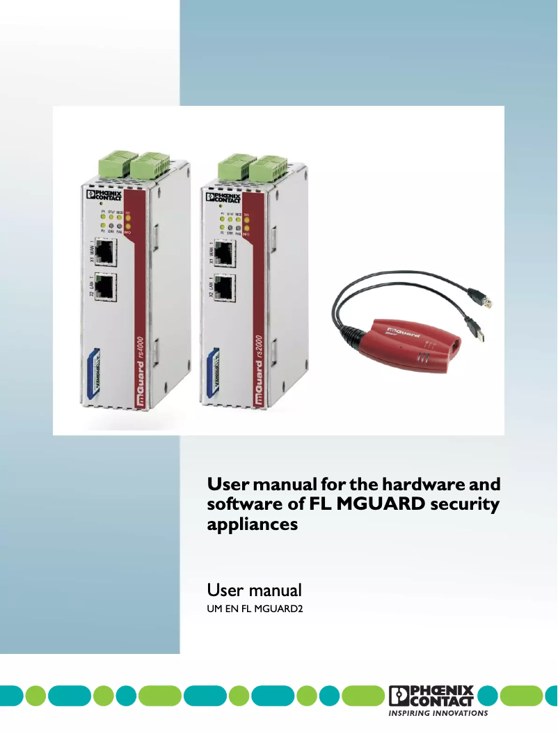 Image de la première page du manuel de l'appareil FL MGUARD RS4000 TX/TX