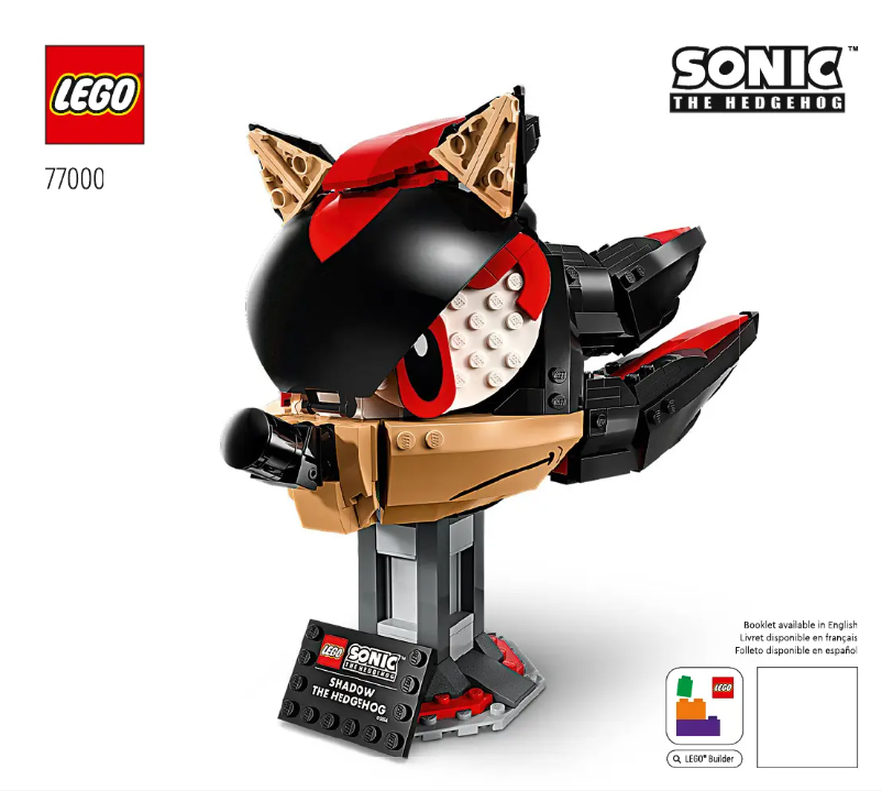 Page 1 de la notice Manuel utilisateur Lego Sonic the Hedgehog 77000