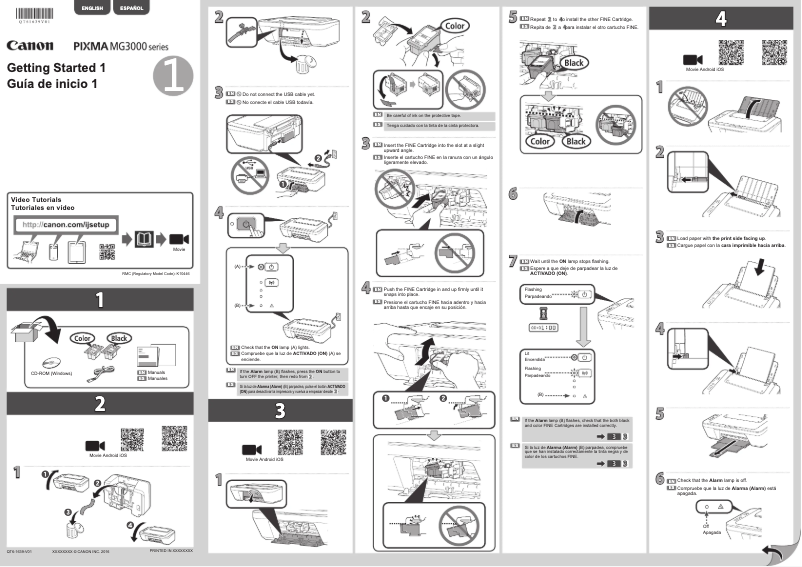 Page n°1 - Manuel utilisateur Canon Pixma MG3022