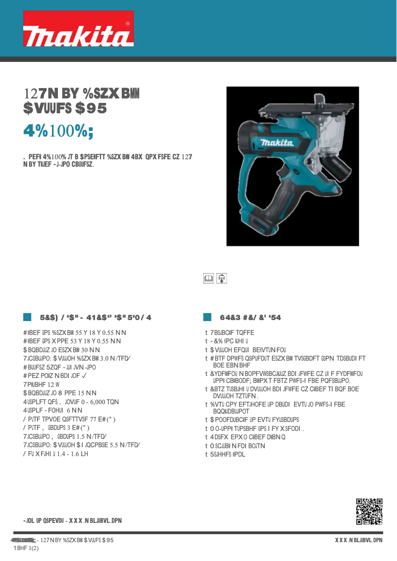 Image de la première page du manuel de l'appareil SD100DZ