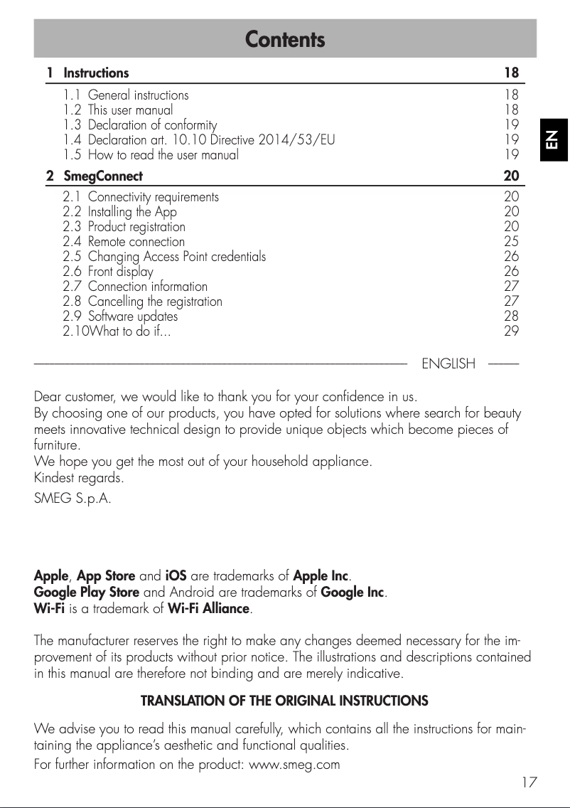 Image de la première page du manuel de l'appareil STL324BQLLW