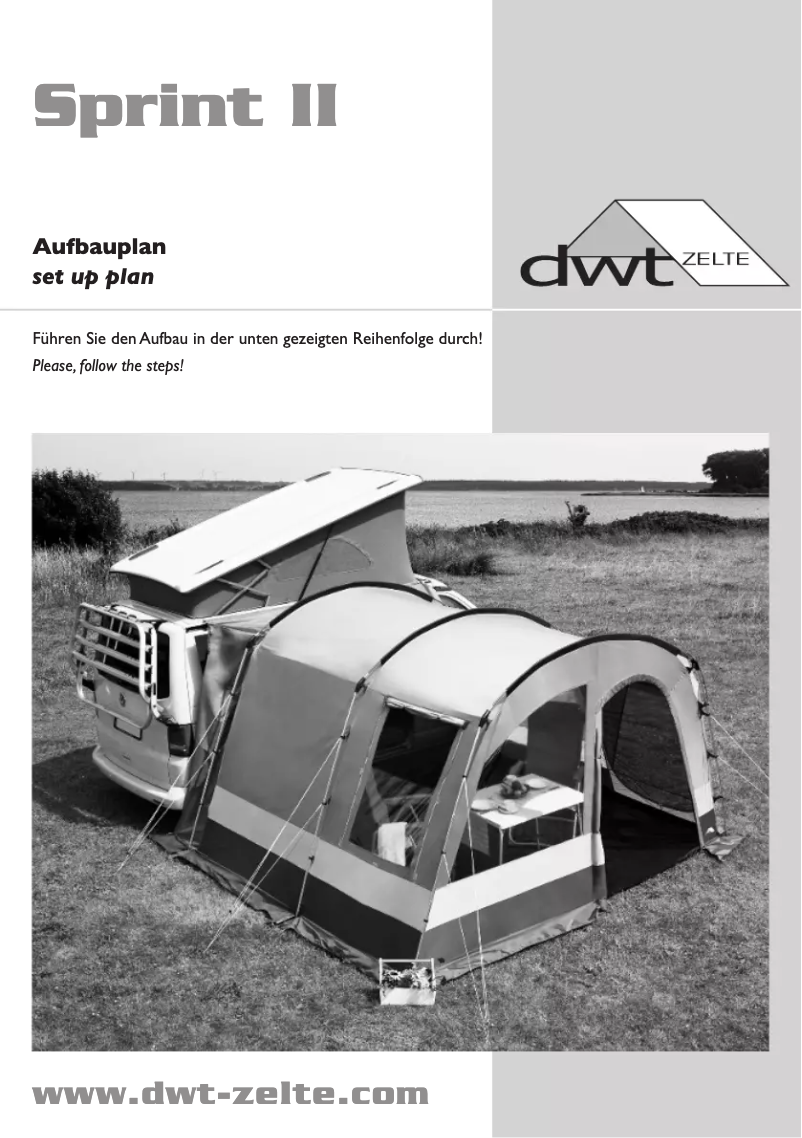 Imagen de la primera página del manual del dispositivo Sprint II