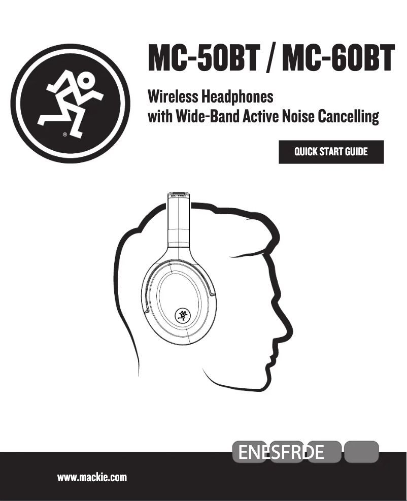 Image de la première page du manuel de l'appareil MC-50BT