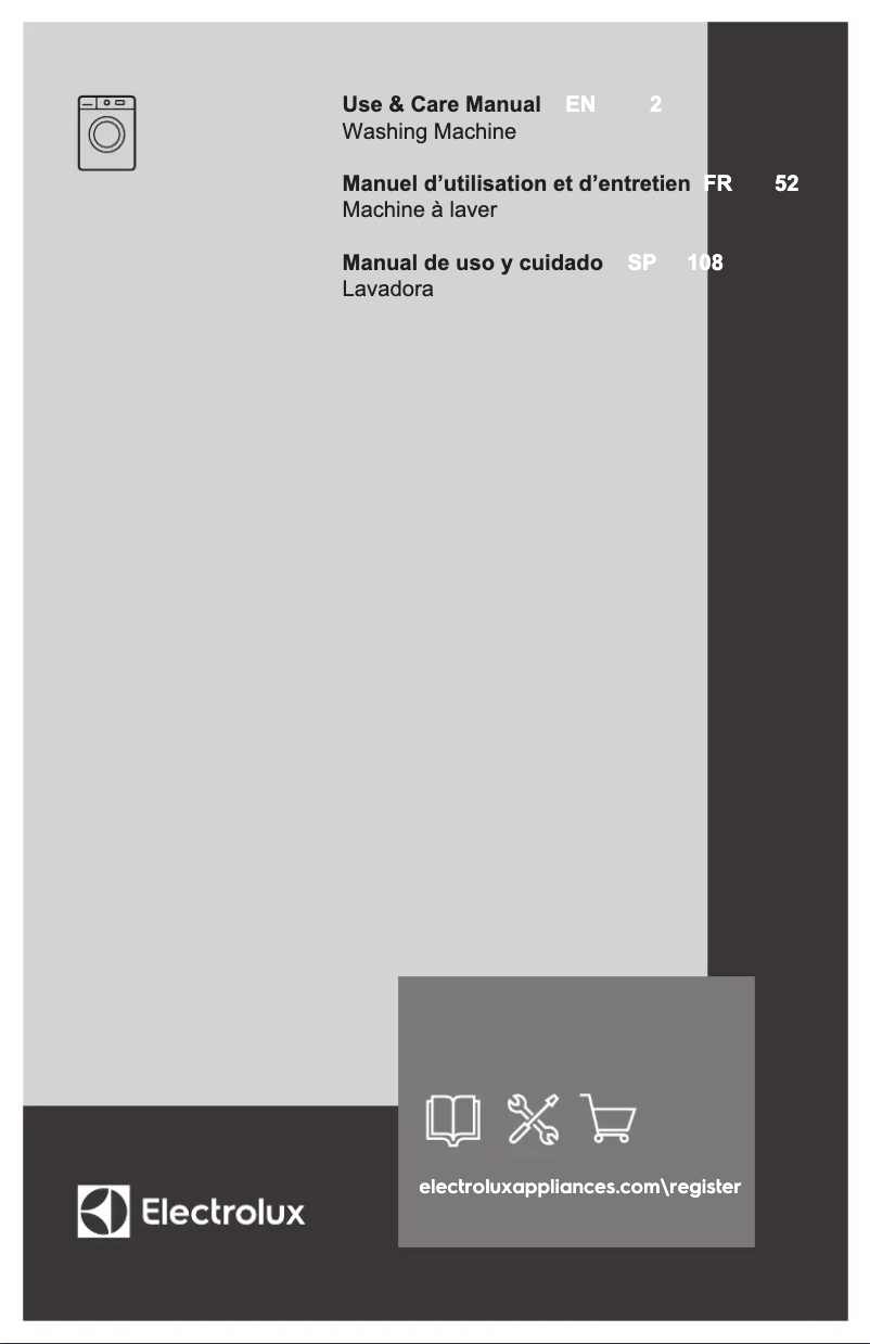 Page n°1 - Manuel utilisateur Electrolux ELFW7437AW
