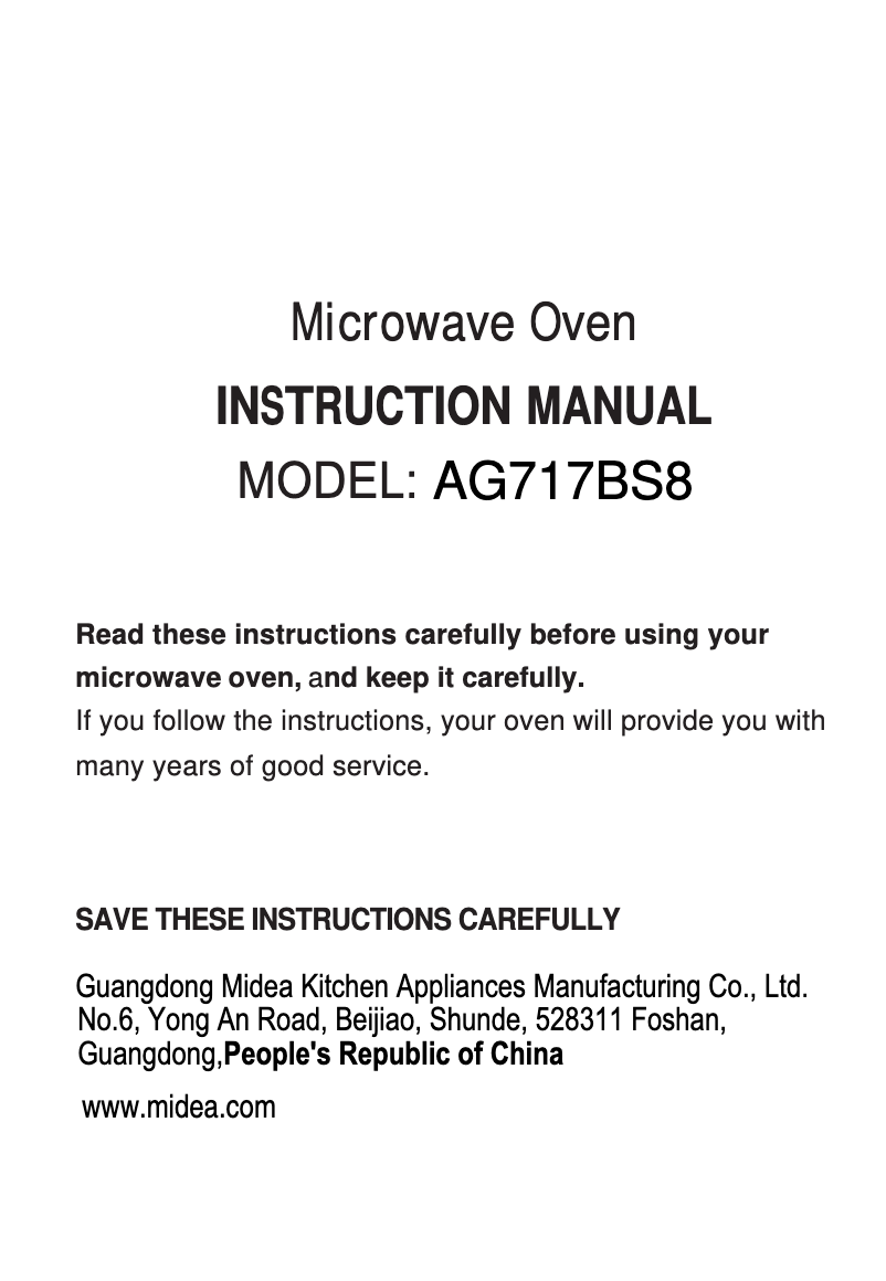 Page 1 de la notice Manuel utilisateur Candy MIG1730ID