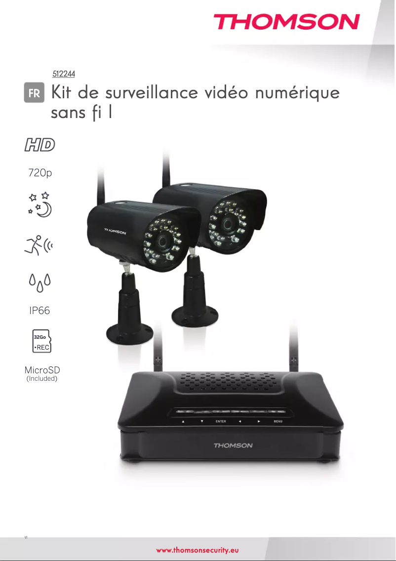 Page n°1 - Manuel utilisateur Thomson 512244