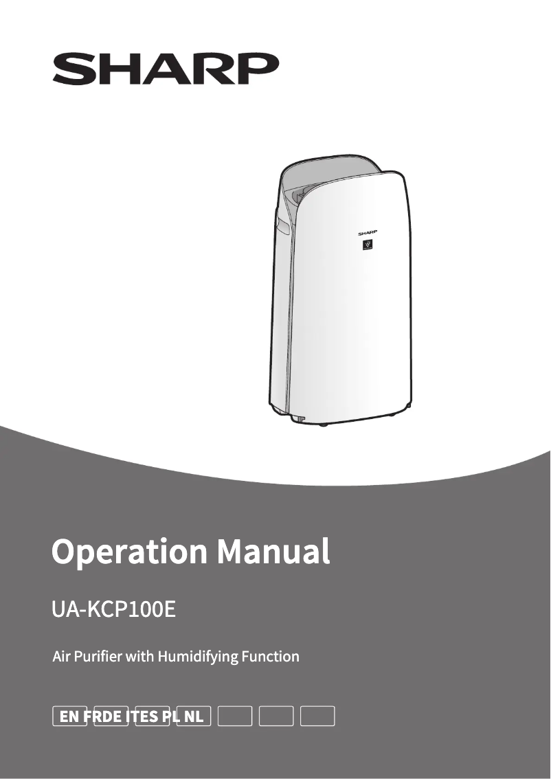 Page n°1 - Manuel utilisateur Sharp UA-KCP100E