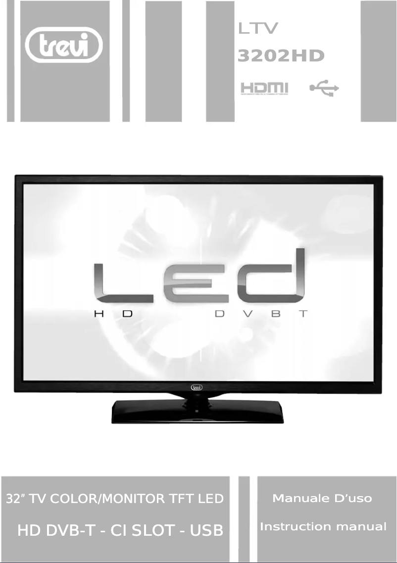 Page 1 de la notice Manuel utilisateur Trevi LTV 3202 HD