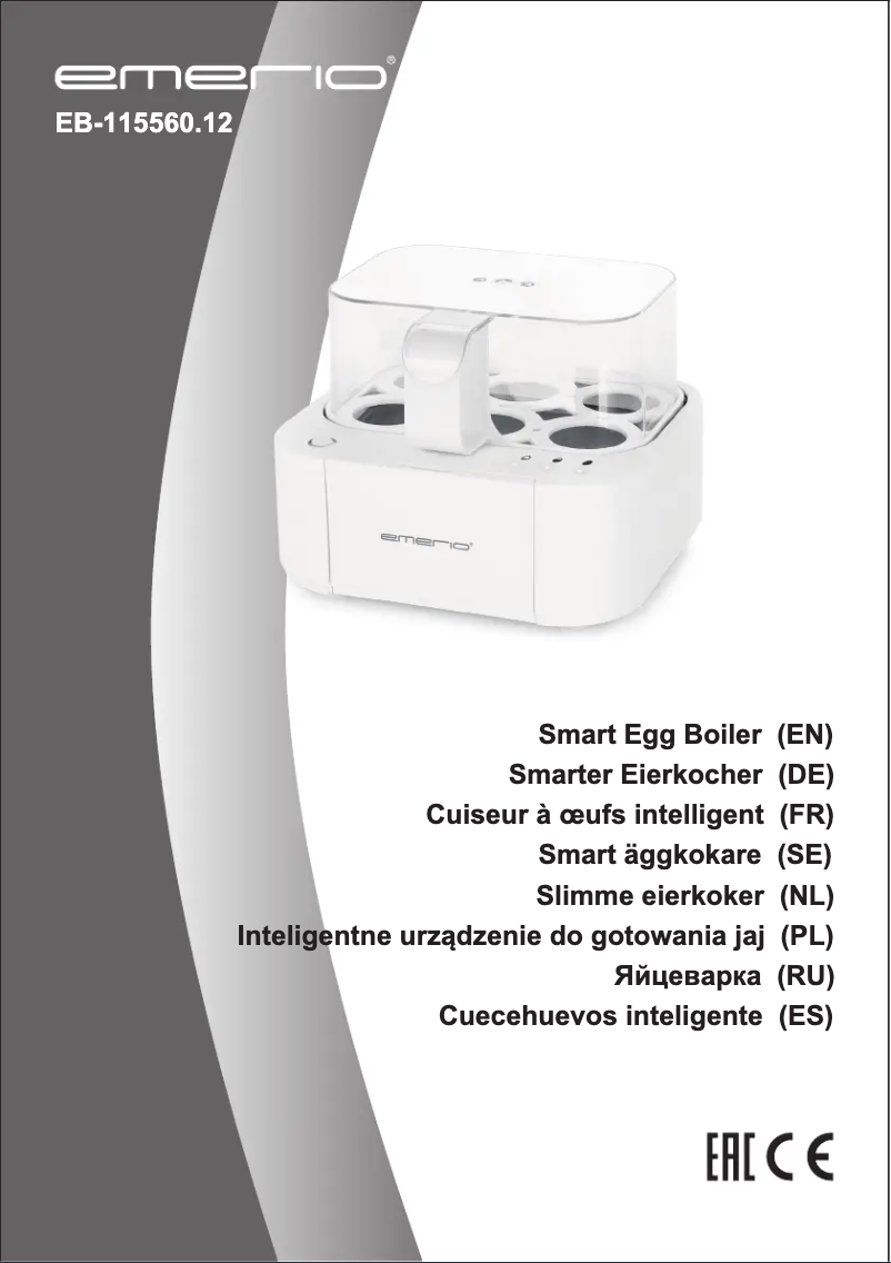 Page n°1 - Manuel utilisateur Emerio EB-115560.12