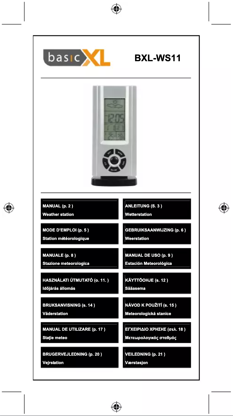 Página 1 del manual Manual de usuario basicXL BXL-WS11