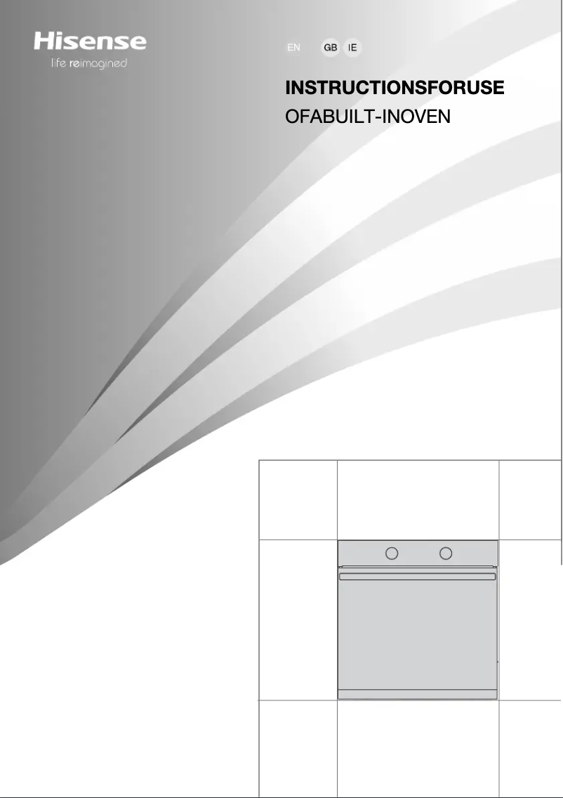 Page n°1 - Manuel utilisateur Hisense BSA63222ABUK