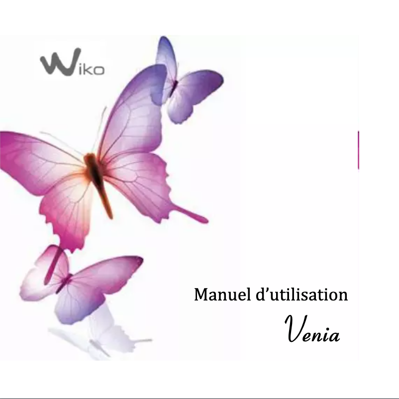 Page n°1 - Manuel utilisateur Wiko Venia