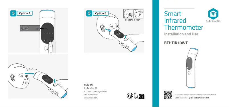 Page n°1 - Manuel utilisateur Nedis BTHTIR10WT