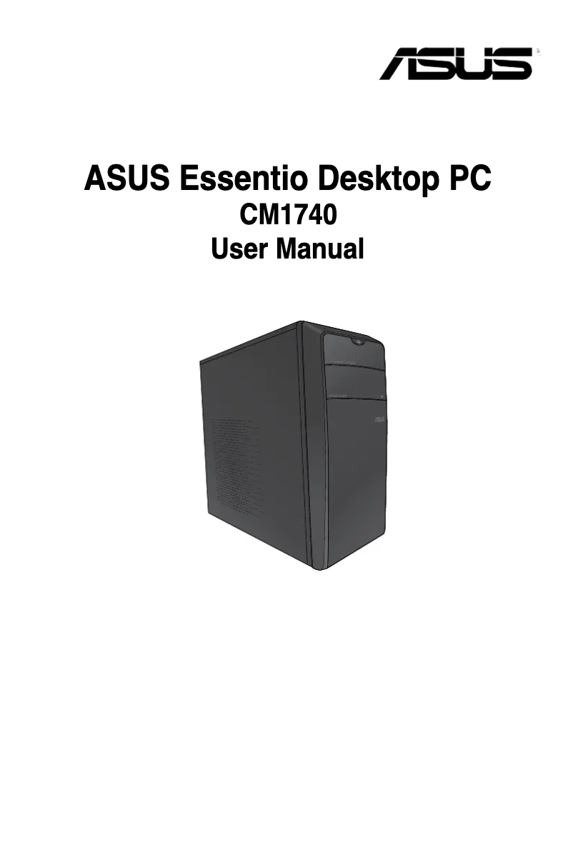Page n°1 - Manuel utilisateur Asus CM1740