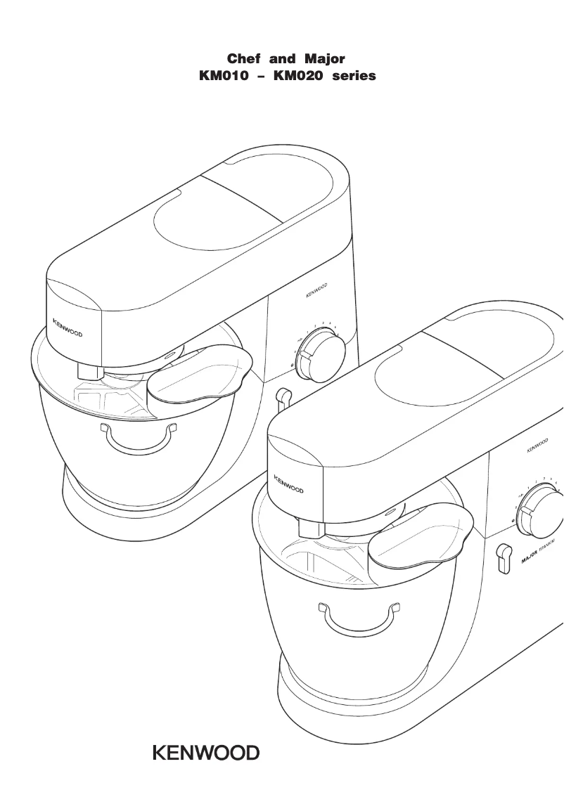 Page n°1 - Manuel utilisateur Kenwood KMT166