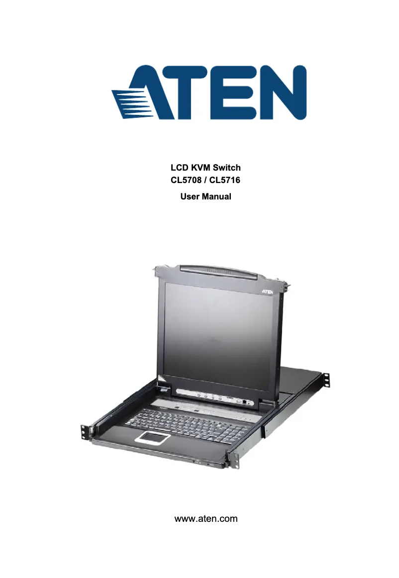 Page n°1 - Manuel utilisateur ATen CL5716