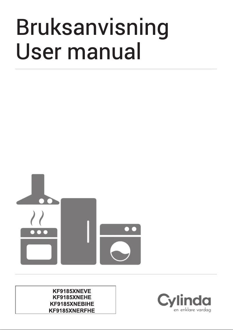 Image de la première page du manuel de l'appareil KF9185XNEBIHE