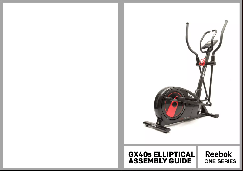 Page 1 de la notice Manuel utilisateur Reebok One GX40s