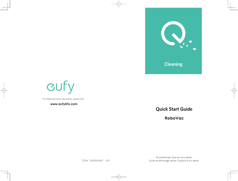 Página 1 del manual Guía de inicio rápido Eufy RoboVac 11S Max