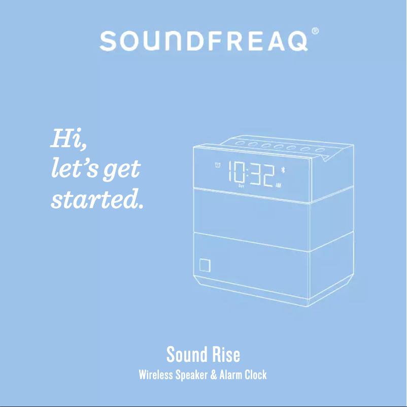 Page n°1 - Manuel utilisateur Soundfreaq Sound Rise