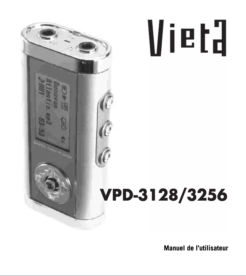 Page n°1 - Manuel utilisateur Vieta VPD-3256