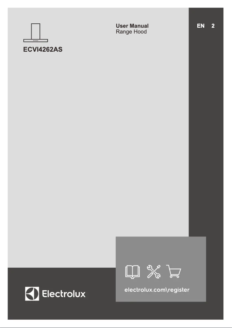 Page 1 de la notice Manuel utilisateur Electrolux ECVI4262AS