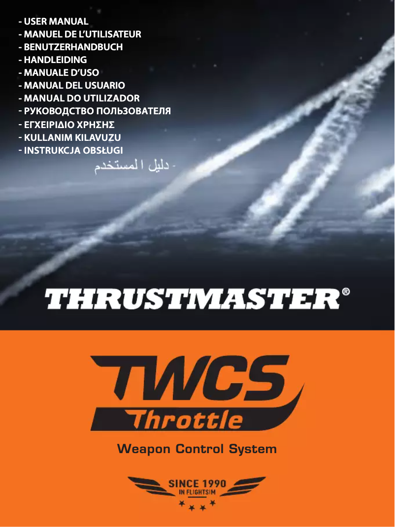 Imagen de la primera página del manual del dispositivo TWCS Throttle