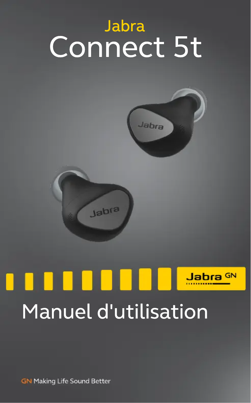 Page n°1 - Manuel utilisateur Jabra Connect 5t