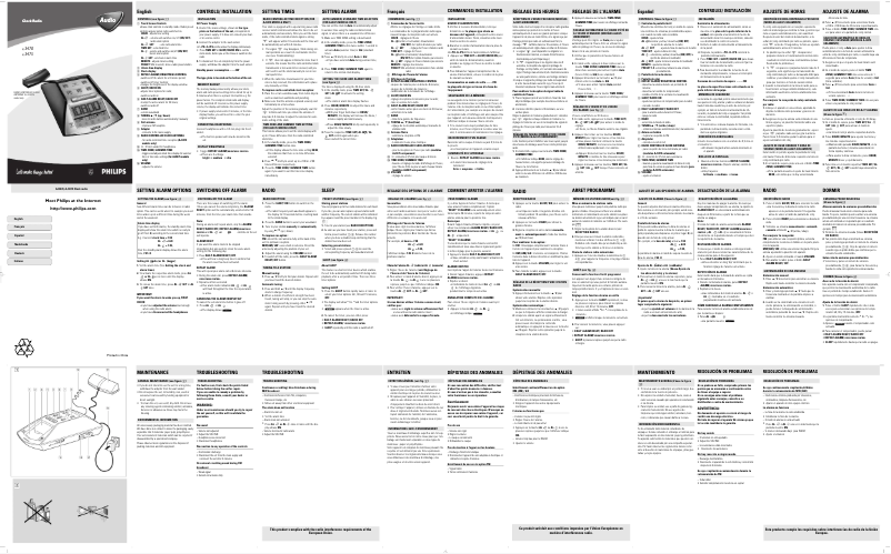 Image de la première page du manuel de l'appareil AJ3470