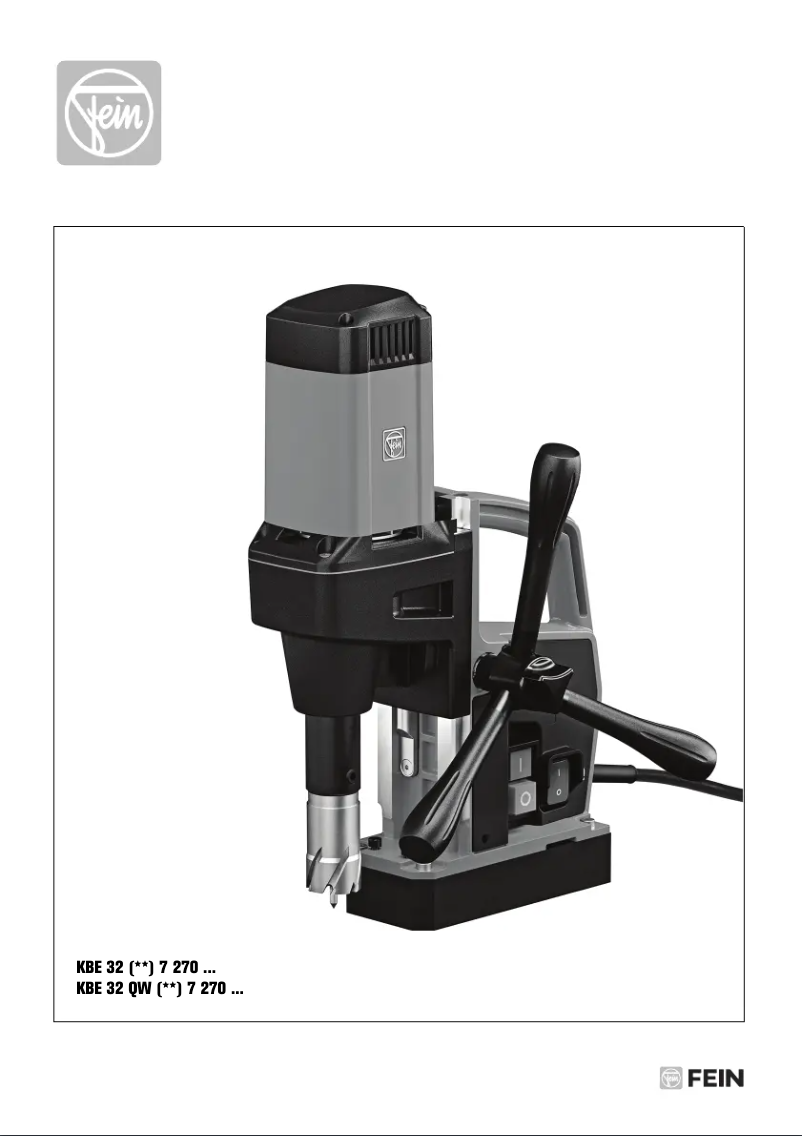Page 1 de la notice Manuel utilisateur Fein KBE 32