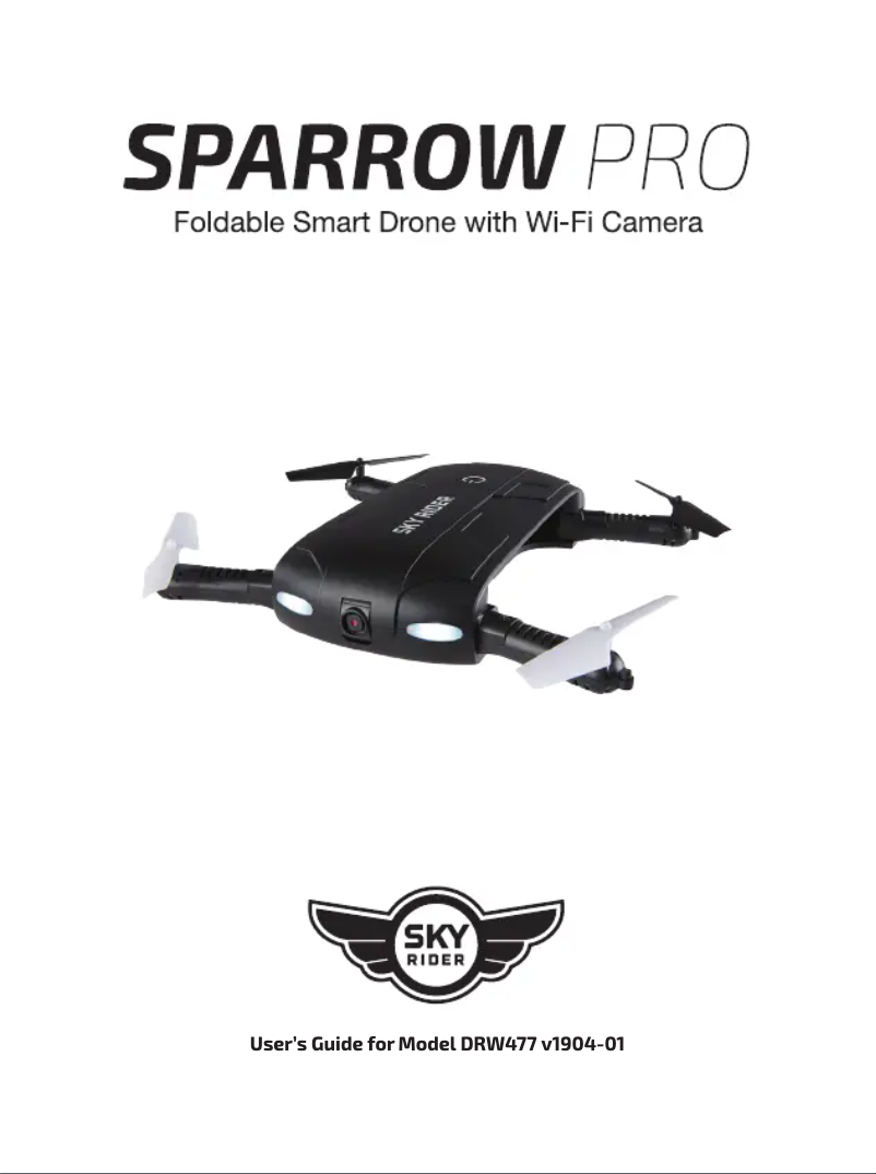 Page n°1 - Manuel utilisateur SkyRider Sparrow Pro