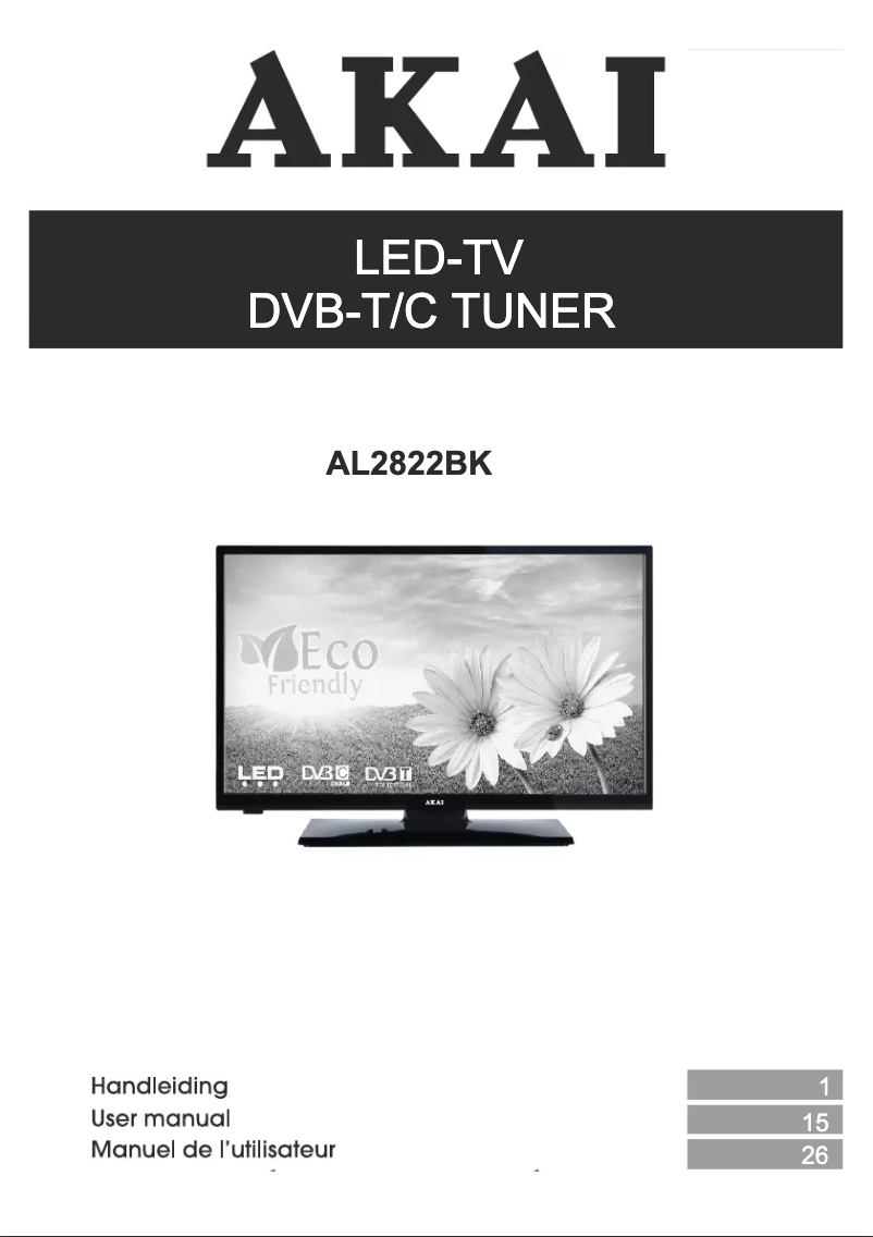 Imagen de la primera página del manual del dispositivo AL2822BK