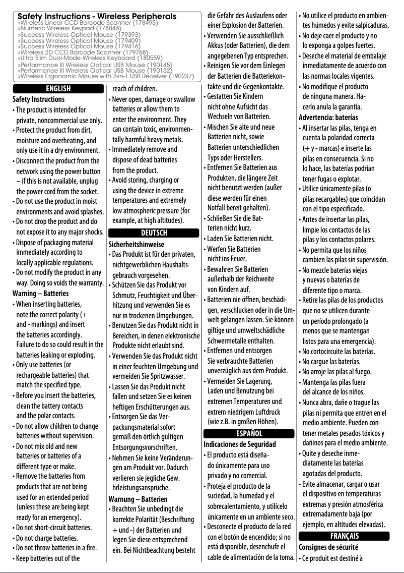 Image de la première page du manuel de l'appareil 180559