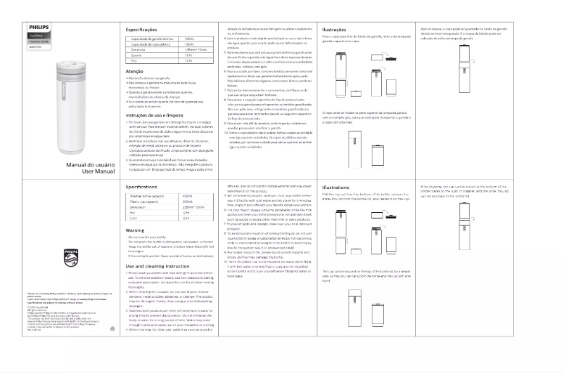 Page n°1 - Manuel utilisateur Philips GoZero AWP2755