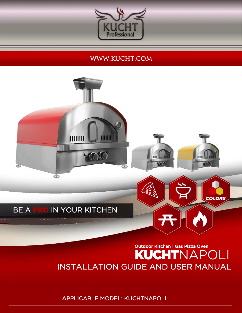 Page n°1 - Manuel utilisateur Kucht Napoli
