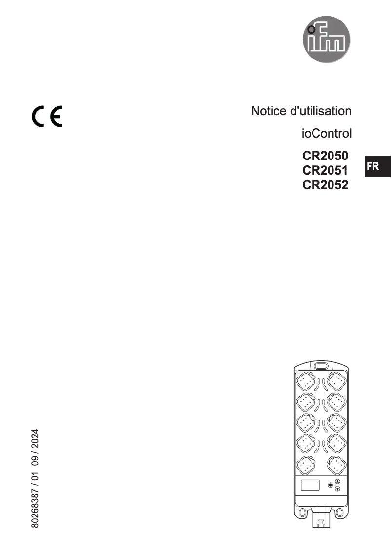 Image de la première page du manuel de l'appareil CR2052