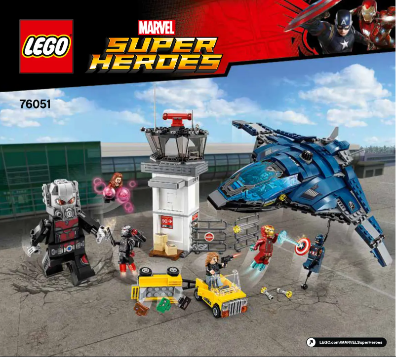 Page n°1 - Manuel utilisateur Lego Marvel Super Heroes 76051