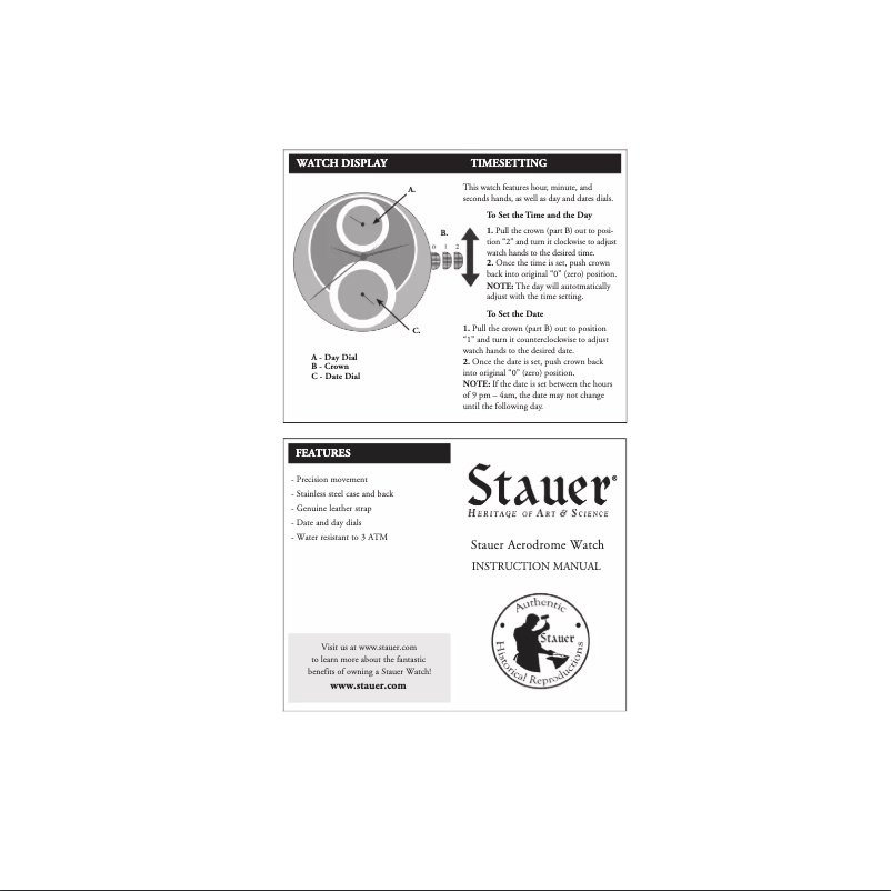 Page n°1 - Manuel utilisateur Stauer 26689