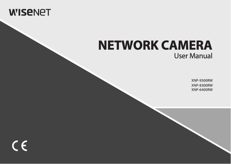 Page n°1 - Manuel utilisateur Wisenet XNP-6400RW