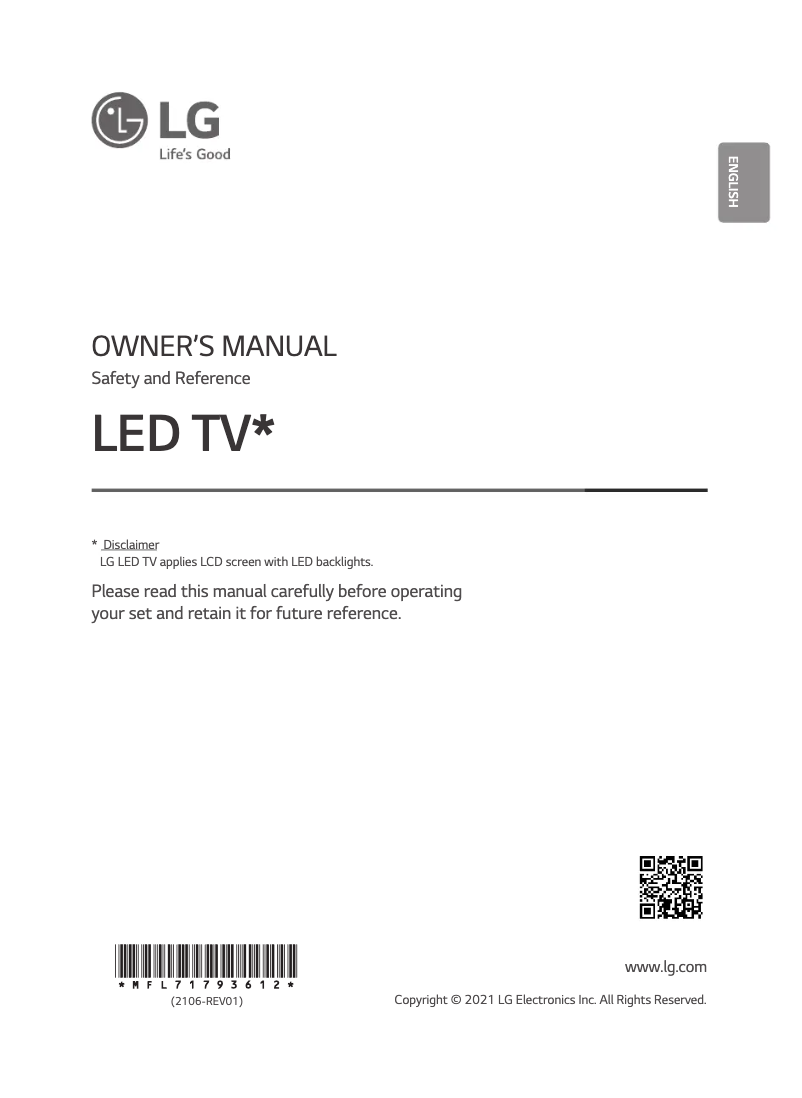 Página 1 del manual Manual de usuario LG 65QNED91TPA